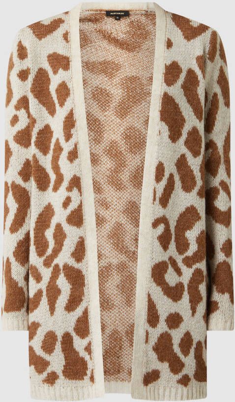 MORE & MORE Cardigan met dierenprint