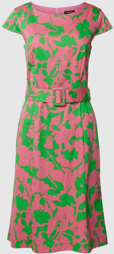 MORE & MORE Knielange jurk met all-over motief