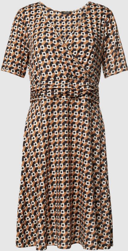 MORE & MORE Knielange jurk met all-over motief