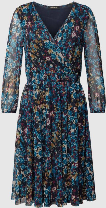MORE & MORE Knielange jurk met all-over motief