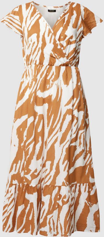 MORE & MORE Midi-jurk met dierenprint