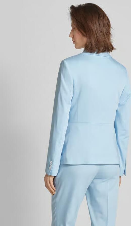 MORE & MORE Blazer in effen design met paspelzakken