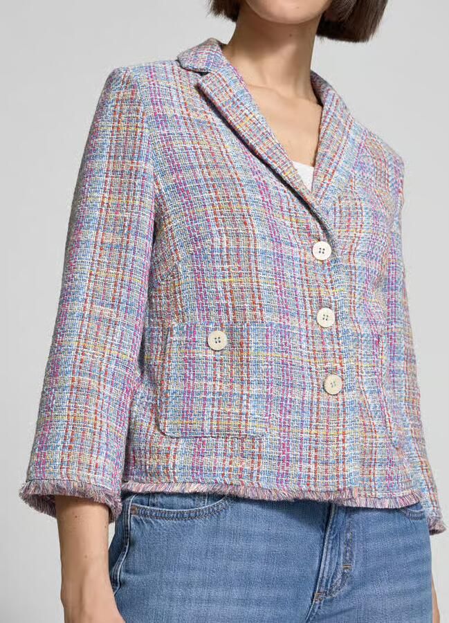 MORE & MORE Blazer met structuurmotief