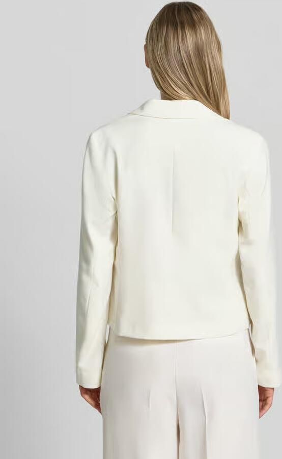 MORE & MORE Blazer van viscosemix met reverskraag