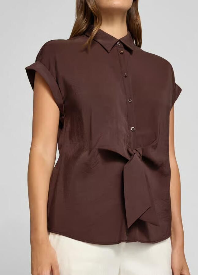 MORE & MORE Blouse in met korte mouwen design