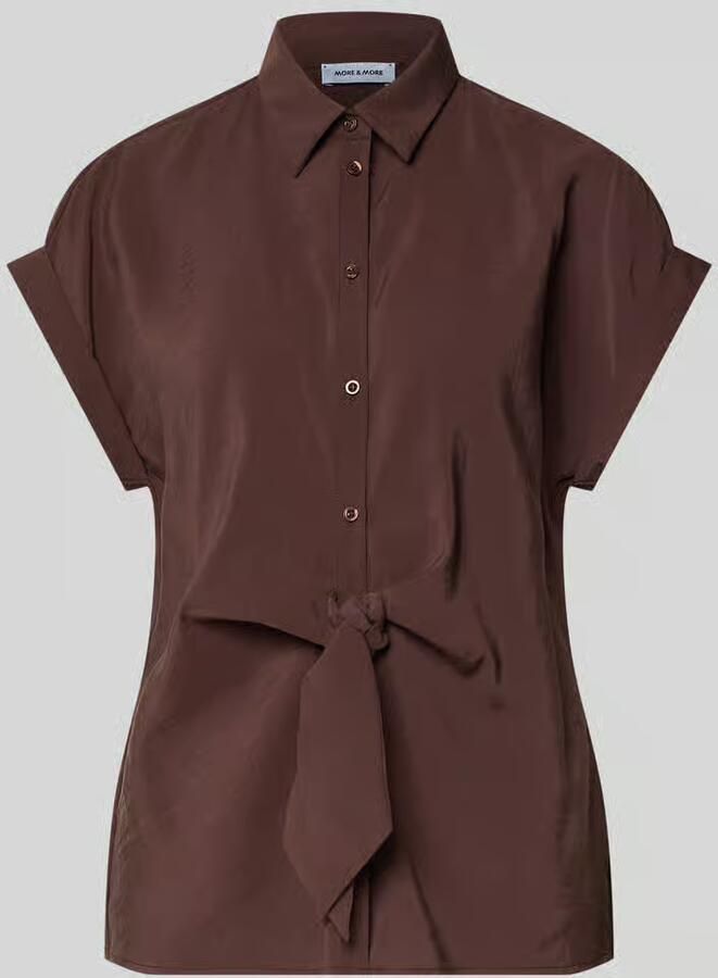MORE & MORE Blouse in met korte mouwen design - Foto 2