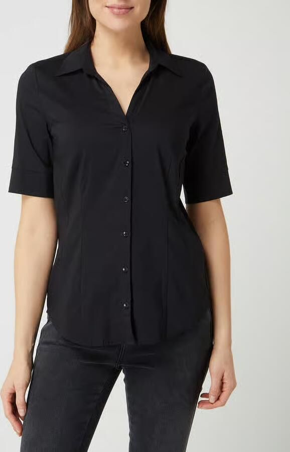 MORE & MORE Blouse met korte mouw