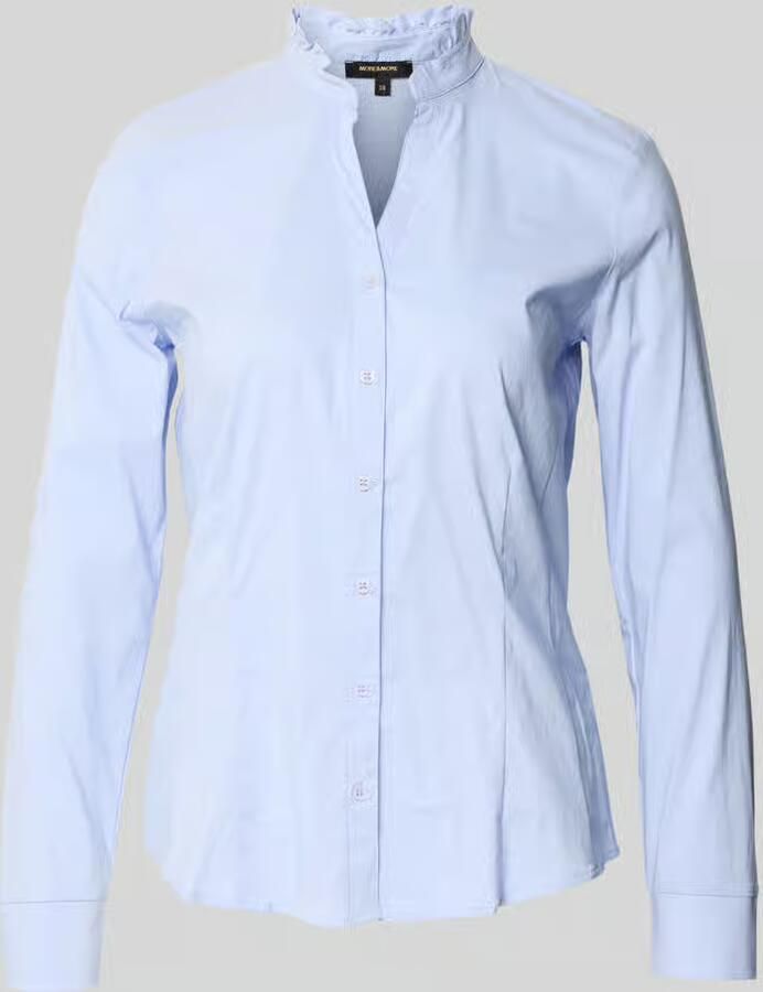 MORE & MORE Blouse met opstaande kraag