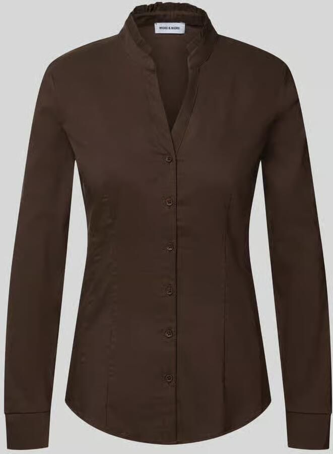 MORE & MORE Blouse van katoenmix