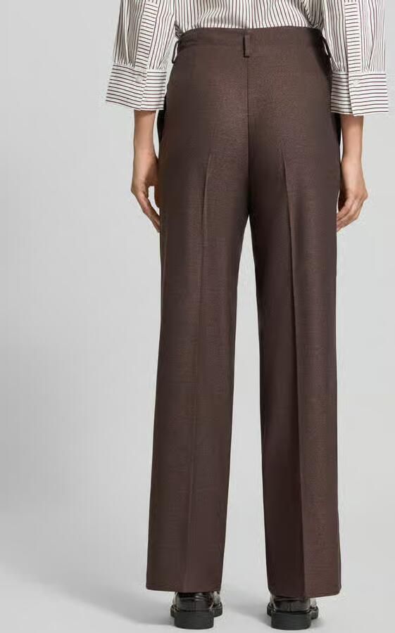 MORE & MORE Bootcut broek met persplooien - Foto 3