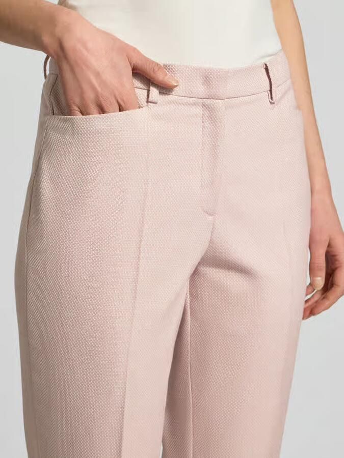 MORE & MORE Broek met persplooien en steekzakken