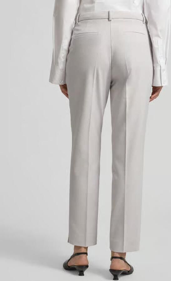 MORE & MORE Broek met persplooien en steekzakken