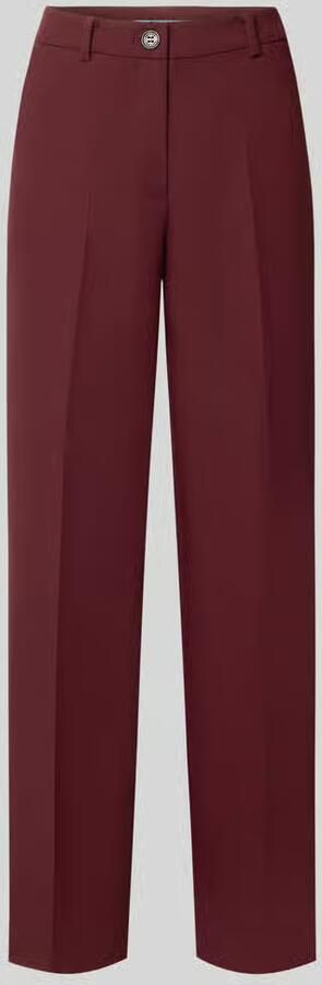 MORE & MORE broek met persplooien en steekzakken