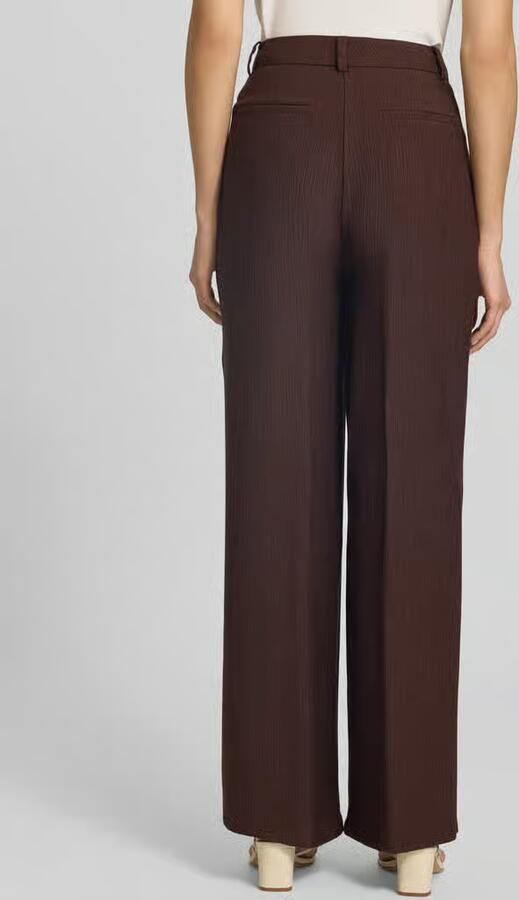 MORE & MORE Broek van viscosemix in kreuklook - Foto 3