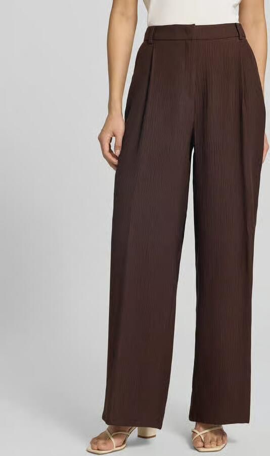 MORE & MORE Broek van viscosemix in kreuklook - Foto 2