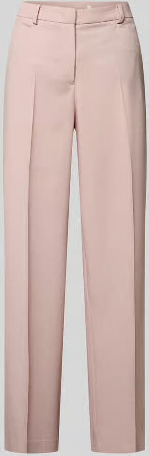 MORE & MORE Broek van viscosemix met persplooien - Foto 4