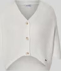 MORE & MORE Cardigan met V-hals en 3 4-mouw