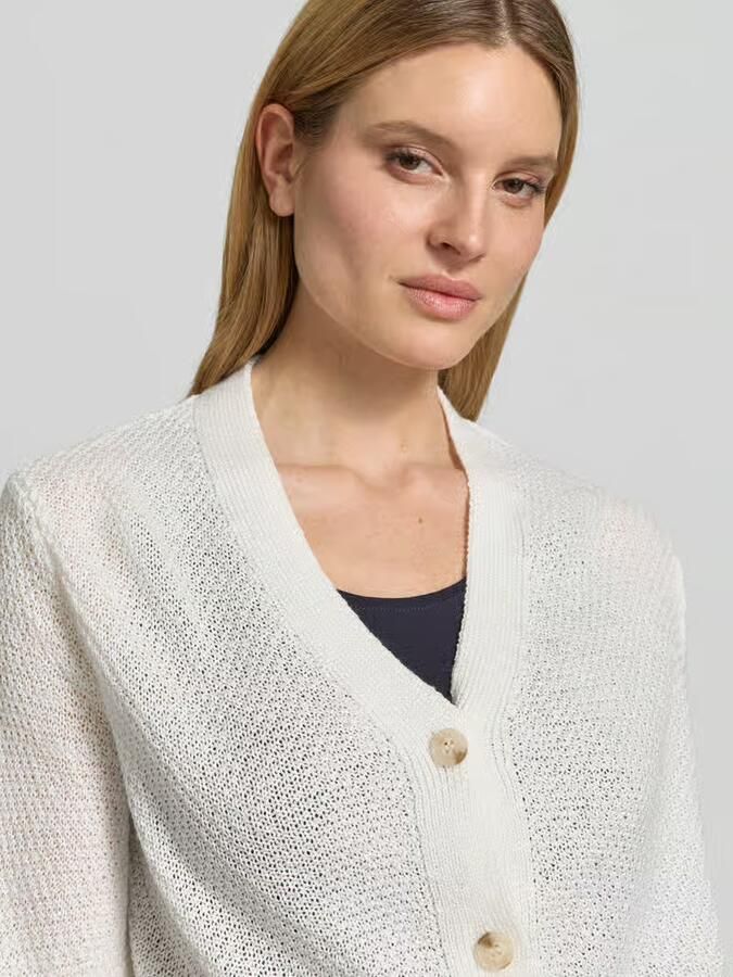 MORE & MORE Cardigan met V-hals en 3 4-mouw - Foto 2