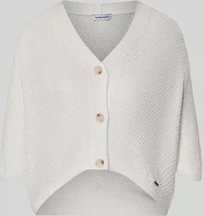 MORE & MORE Cardigan met V-hals en 3 4-mouw - Foto 3