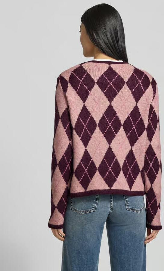 MORE & MORE Cardigan met wol en ronde hals