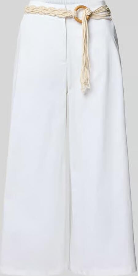 MORE & MORE Culotte met elastische band en riem - Foto 4