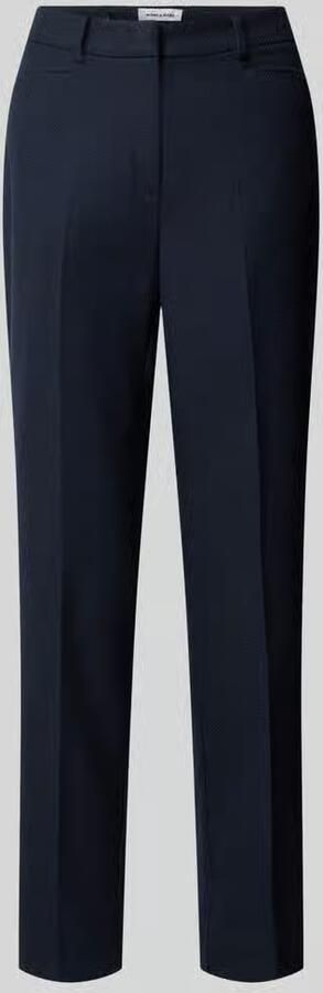 MORE & MORE Fijn gestructureerde broek met persplooien