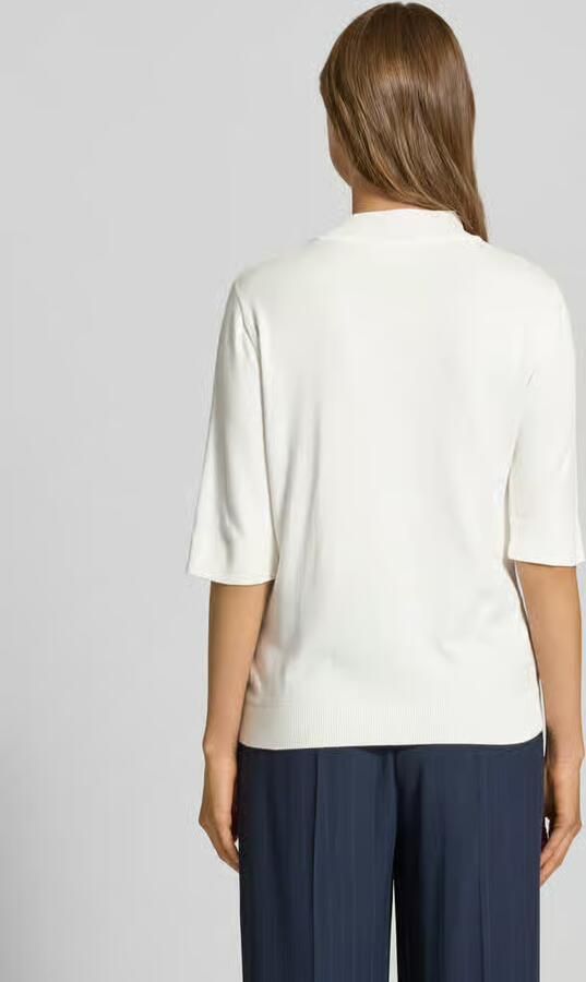 MORE & MORE Gebreid shirt met opstaande kraag