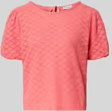 MORE & MORE Gebreid shirt met pofmouwen