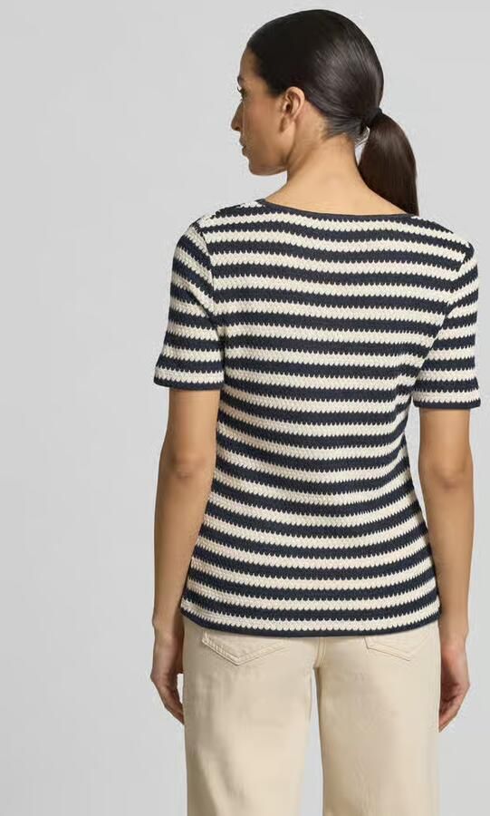 MORE & MORE gebreid shirt met ronde hals - Foto 2