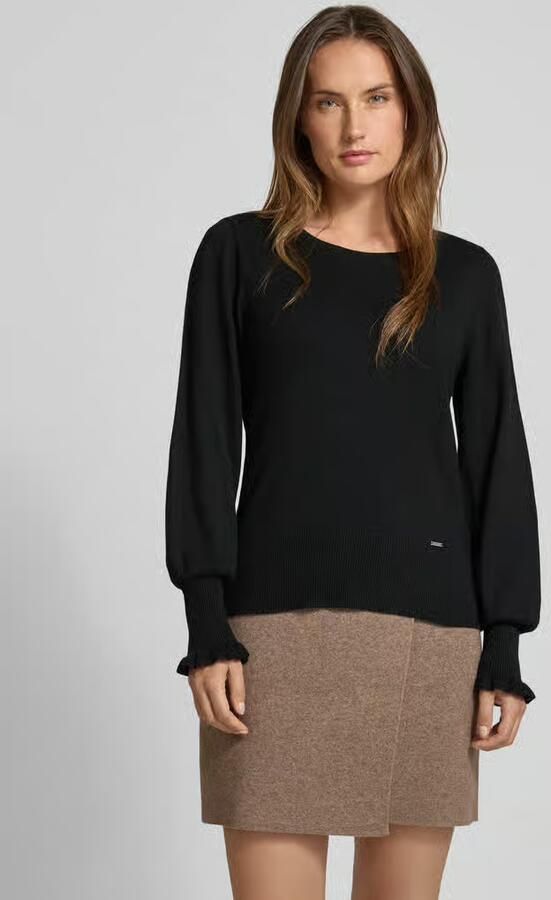 MORE & MORE Gebreide pullover met pofmouwen - Foto 2