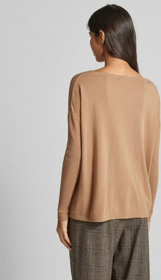 MORE & MORE Gebreide pullover met ribboorden