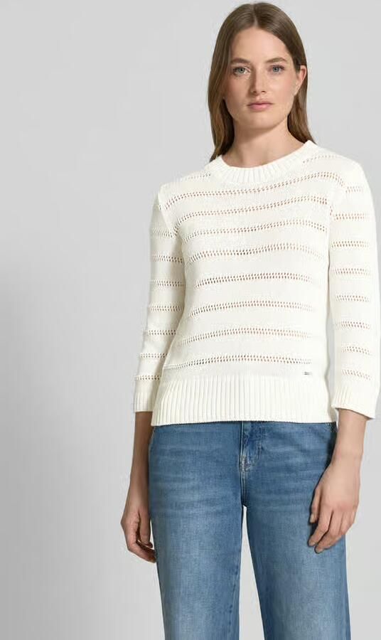 MORE & MORE Gebreide pullover met ronde hals - Foto 4