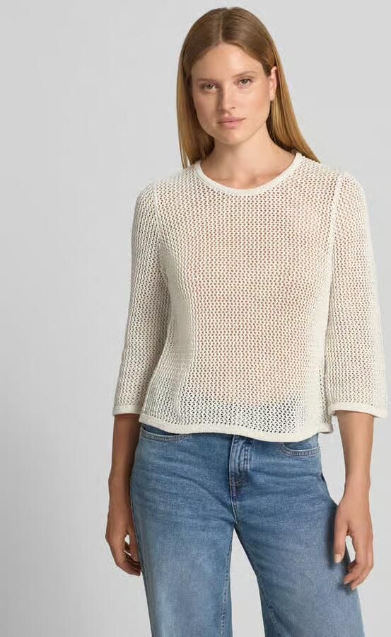 MORE & MORE Gebreide pullover met ronde hals - Foto 2