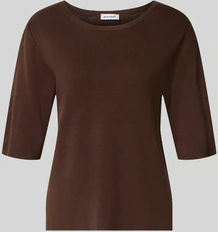 MORE & MORE Gebreide pullover van viscosemix