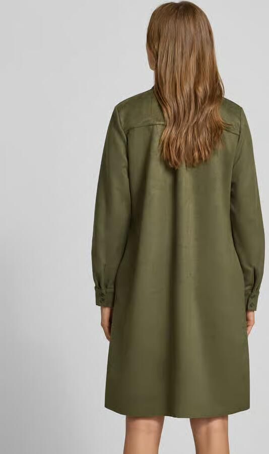 MORE & MORE Knielange jurk in leerlook