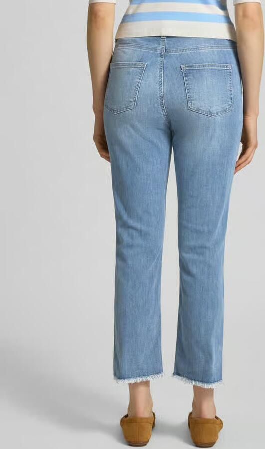 MORE & MORE korte jeans met franjes - Foto 3