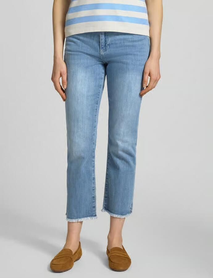 MORE & MORE korte jeans met franjes - Foto 2