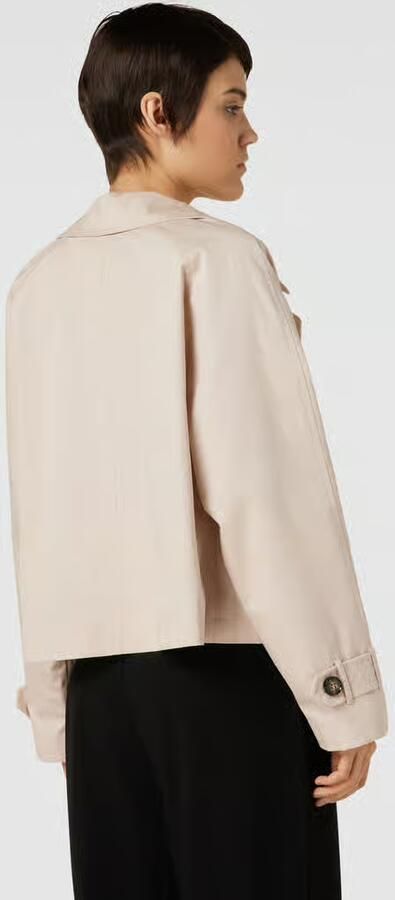 MORE & MORE Korte trenchcoat met reverskraag