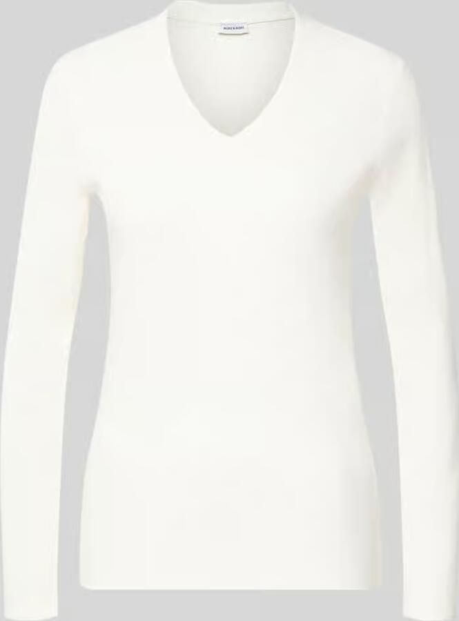 MORE & MORE Longsleeve met V-hals