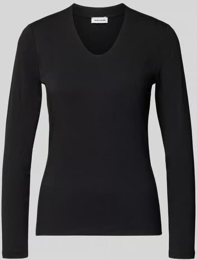 MORE & MORE Longsleeve met V-hals