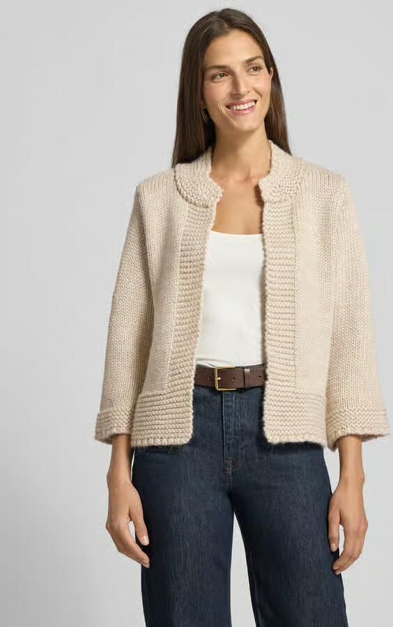 MORE & MORE Loose fit cardigan met wol - Foto 2