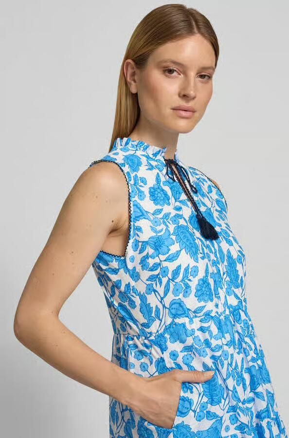 MORE & MORE midi-jurk in all-over look