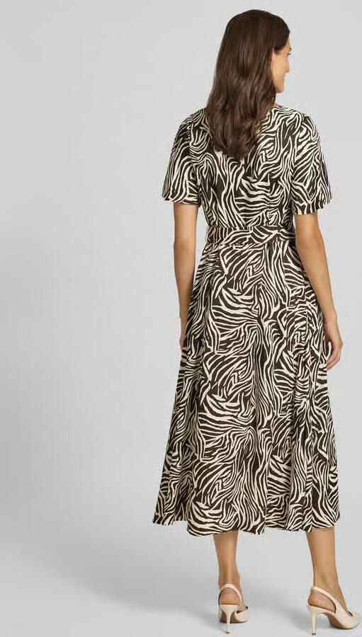 MORE & MORE Midi-jurk met ronde hals