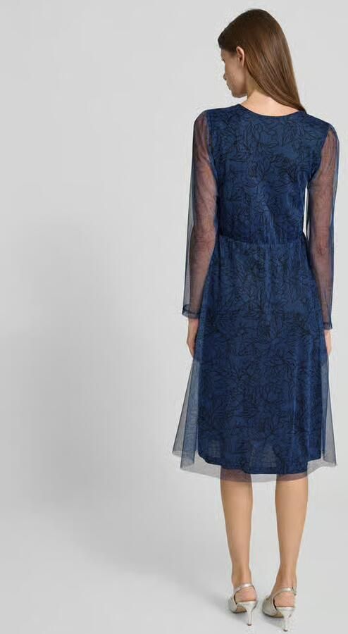 MORE & MORE Midi-jurk met V-hals