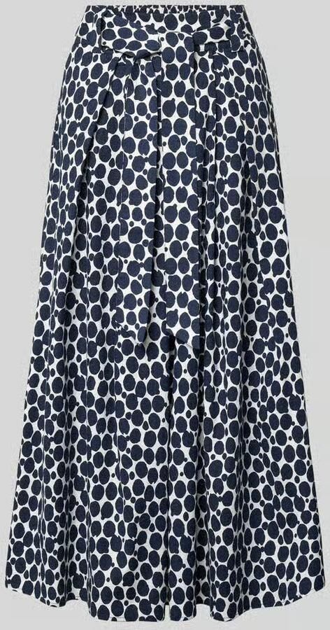 MORE & MORE Midirok in allover-look met elastische tailleband - Foto 2