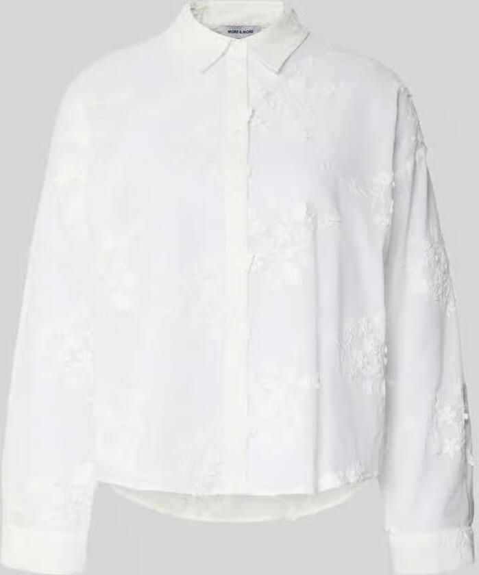 MORE & MORE Overhemdblouse met knoopsluiting