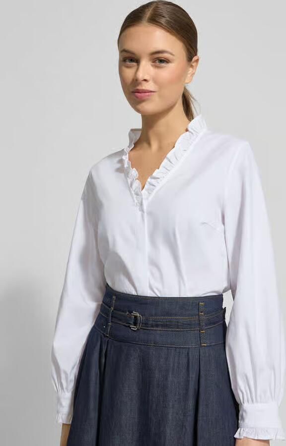 MORE & MORE Overhemdblouse met knoopsluiting