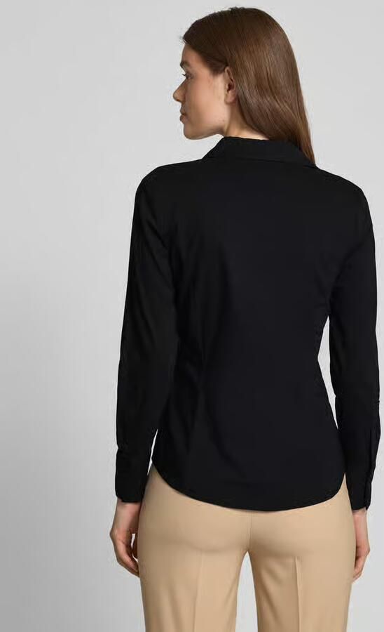 MORE & MORE Overhemdblouse met labelstitching