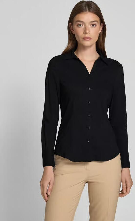 MORE & MORE Overhemdblouse met labelstitching - Foto 2
