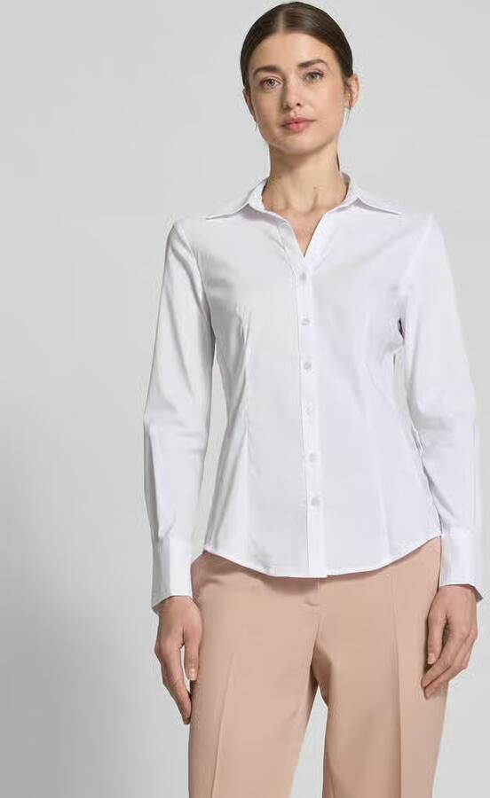 MORE & MORE Overhemdblouse met labelstitching - Foto 2